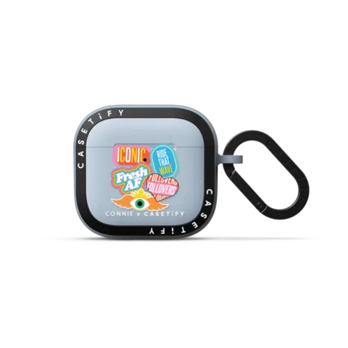 Vibe Stickers | AirPods 4 & 5 / Earbuds Bounce Case / Sky Blue | Image 1