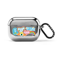 Vibe Stickers | AirPods Pro 2 / Earbuds Mirror Case / Silver | Image 1