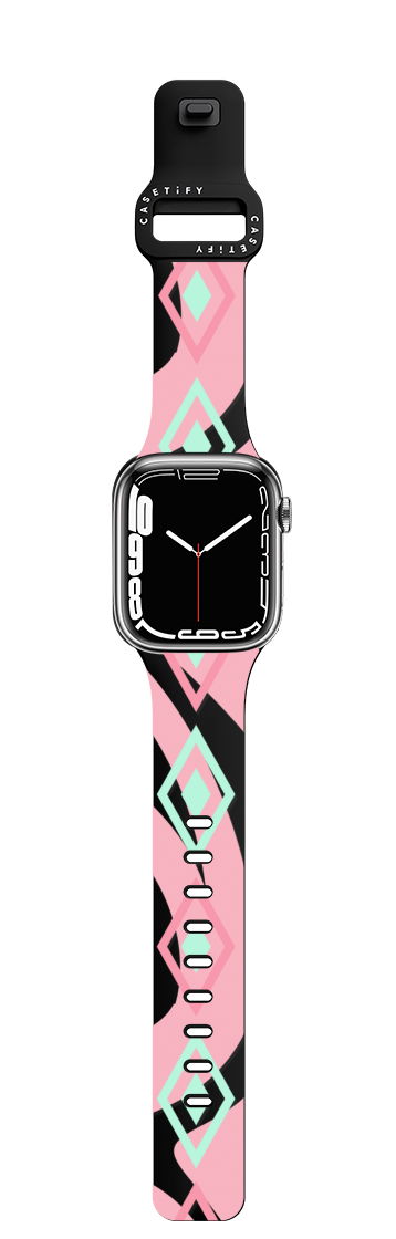 PINK | Apple Watch Series 7-9 (45mm) / Impact Band / Black | Image 1
