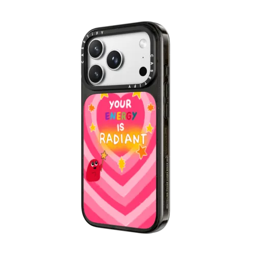 Your Energy Is Radiant | iPhone 18 Pro Max / Impact Case MagSafe Compatible - Glossy / Glossy Black | Image 2