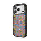 Grannie Squares by Oh So Graceful | iPhone 17 Pro Max / Impact Case MagSafe Compatible / Black | Image 2