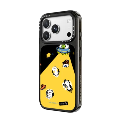 Alien Invader | iPhone 18 Pro Max / Impact Case MagSafe Compatible - Glossy / Glossy Black | Image 2