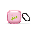 Praying Mantis | AirPods 4 & 5 / Earbuds Impact Case / Pink Fizz | Image 1