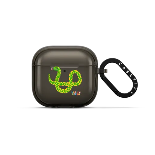Snake | AirPods 4 & 5 / Earbuds Impact Case / Black | Image 1