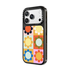 Retro Florals | iPhone 18 Pro Max / Impact Case MagSafe Compatible - Glossy / Glossy Black | Image 2