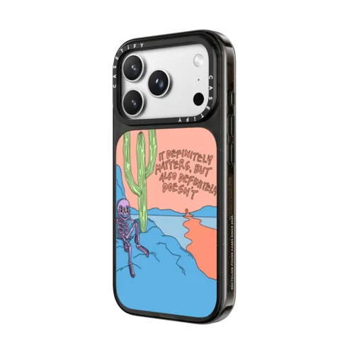 It Definitely Matters by Emma Atterbury | iPhone 18 Pro Max / Impact Case MagSafe Compatible - Glossy / Glossy Black | Image 2
