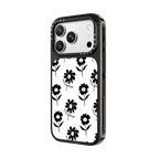 Monochrome Bloom | iPhone 18 Pro Max / Impact Case MagSafe Compatible - Glossy / Glossy Black | Image 2