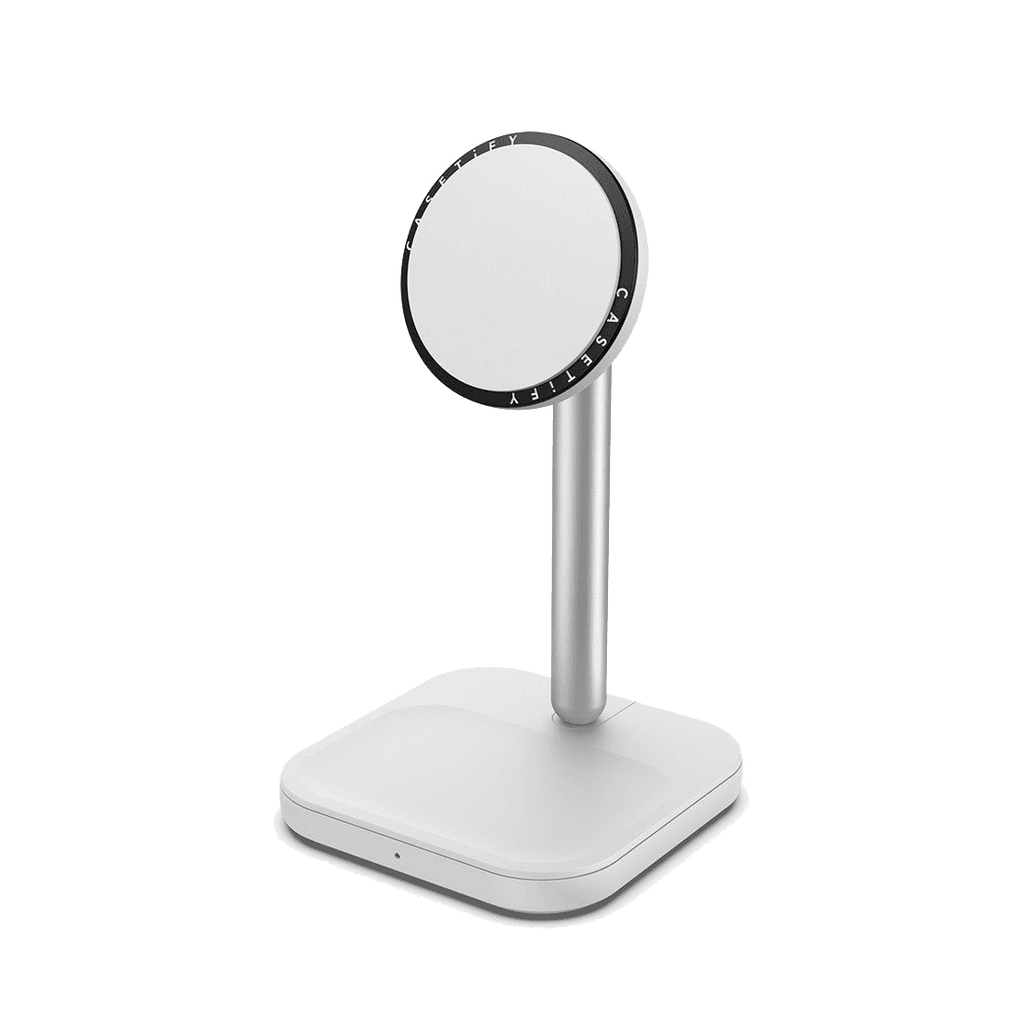 2-in-1 Charging Stand MagSafe Compatible - White