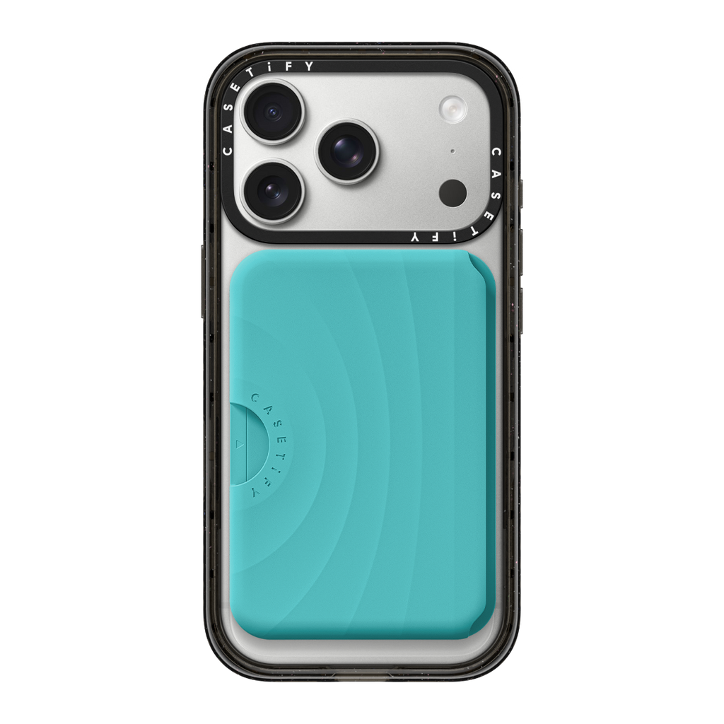 Snappy Ripple Wallet MagSafe Compatible - Mint Blue | Image 1