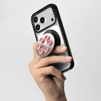 Snappy Snap & Stick Mirror Grip Stand Magsafe Compatible - Primerose Pink