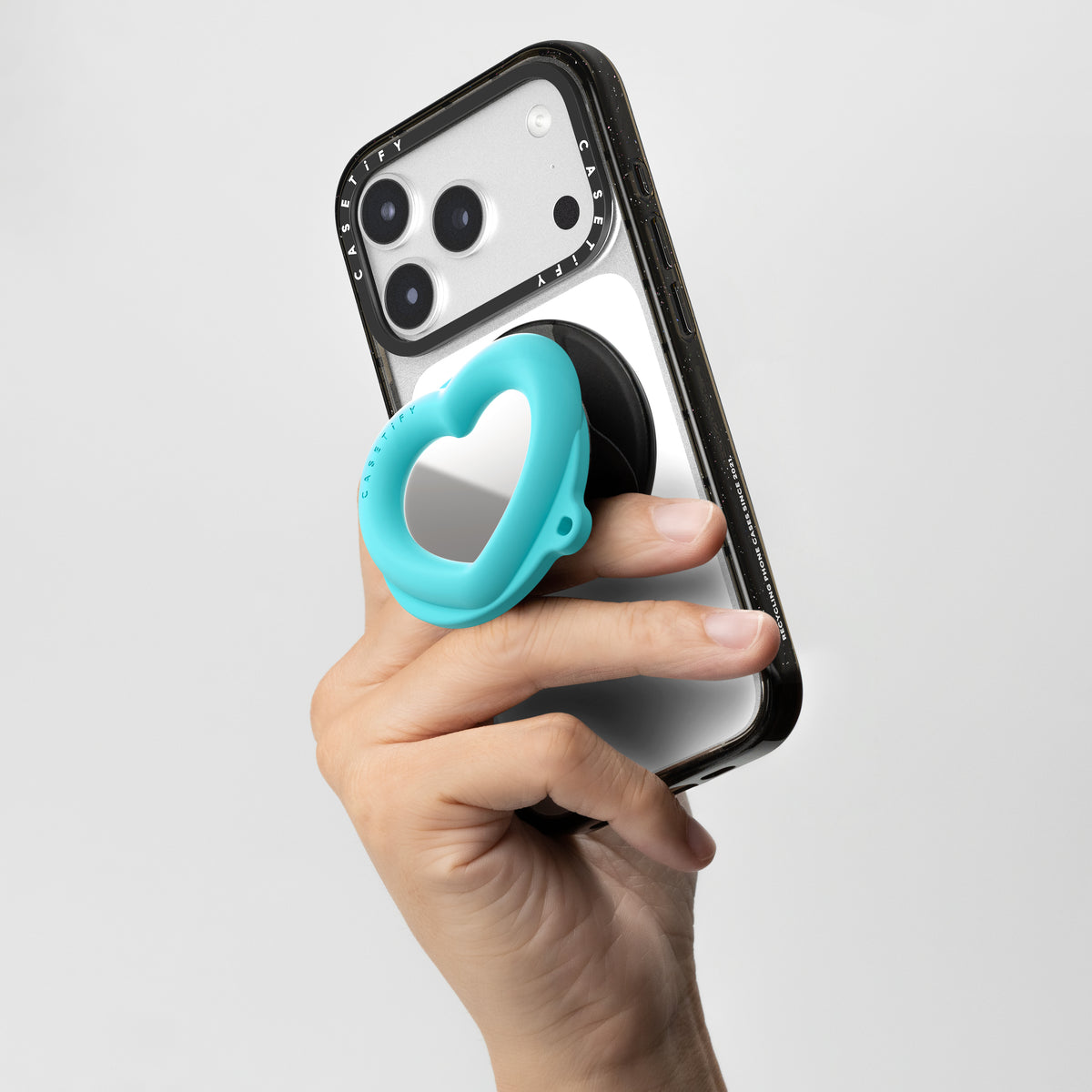 Snappy Candy Mirror Grip Stand - Mint Blue
