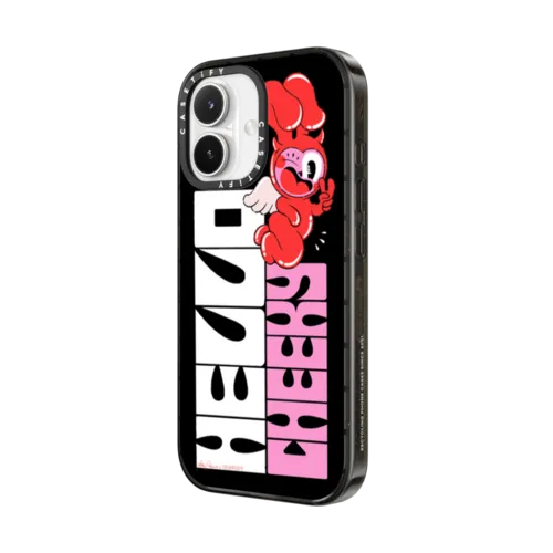 HELLO CHEEKY V2 | iPhone 17 / Impact Case MagSafe Compatible / Black | Image 2
