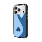Heart Yin Yang - Blue