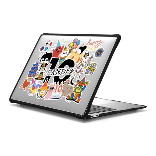 CASETiFY 10 Macbook (1) | MacBook Air 13-inch (M1 / Intel) / MacBook Impact Case / Black | Image 1