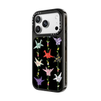 Origami paper crane: good luck symbol | iPhone 18 Pro Max / Impact Case MagSafe Compatible - Glossy / Glossy Black | Image 2
