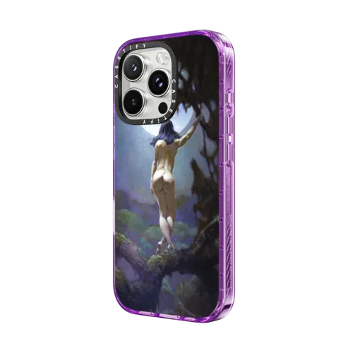 Moon's Rapture by Frazetta Girls | iPhone 16 Pro Max / Impact Case MagSafe Compatible / Purple | Image 2