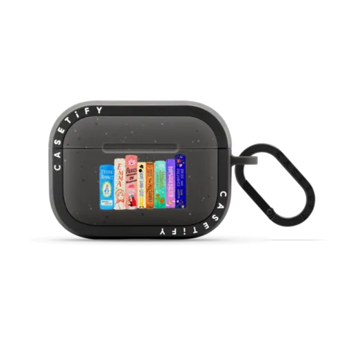 Books for book lover | AirPods Pro 2 / Earbuds Bounce Case / Matte Charcoal | Image 1