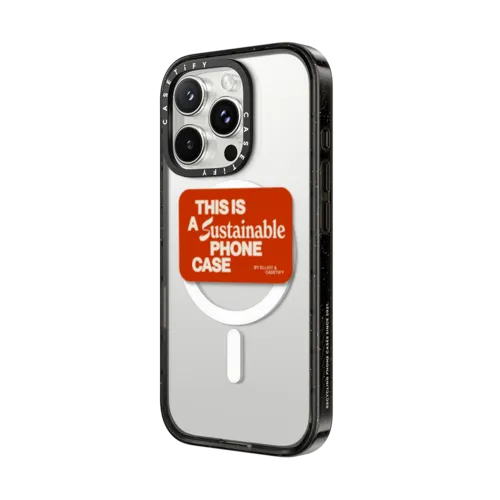 Sustainable - Elliot Ulm | iPhone 16 Pro Max / Impact Case MagSafe Compatible / Black | Image 2