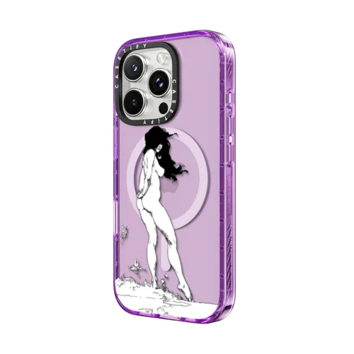 Nymph by Frazetta Girls | iPhone 16 Pro Max / Impact Case MagSafe Compatible / Purple | Image 2
