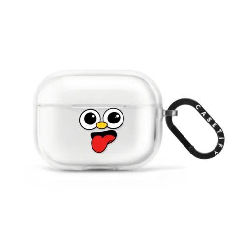 Tongue Out | AirPods Pro 2 / Earbuds Impact Case / Frost | Image 1