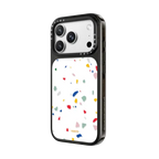 Colorful Granite by Poketo | iPhone 18 Pro Max / Impact Case MagSafe Compatible - Glossy / Glossy Black | Image 2