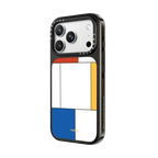 Mondrianesque by Poketo | iPhone 18 Pro Max / Impact Case MagSafe Compatible - Glossy / Glossy Black | Image 2