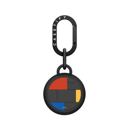 Mondrianesque by Poketo | AirTag / AirTag Holder / Licorice | Image 1