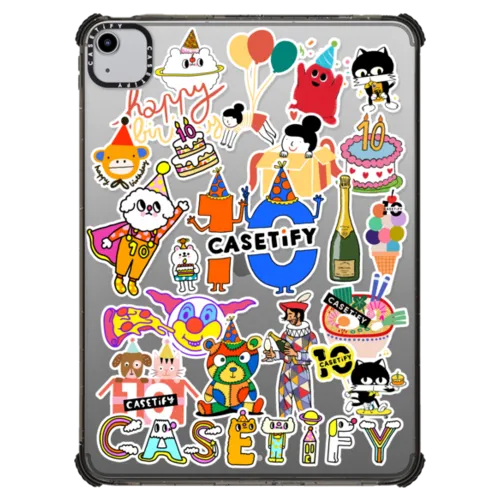 CASETiFY 10 iPad (4) | iPad Air (4th/5th gen) / iPad Impact Case / Black | Image 1