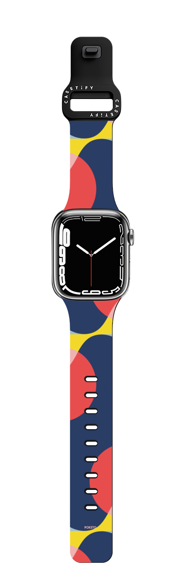 Blots by Poketo | Apple Watch Series 7-9 (45mm) / Impact Band / Black | Image 1