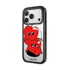 Cherries! | iPhone 17 Pro Max / Impact Case MagSafe Compatible / Black | Image 2