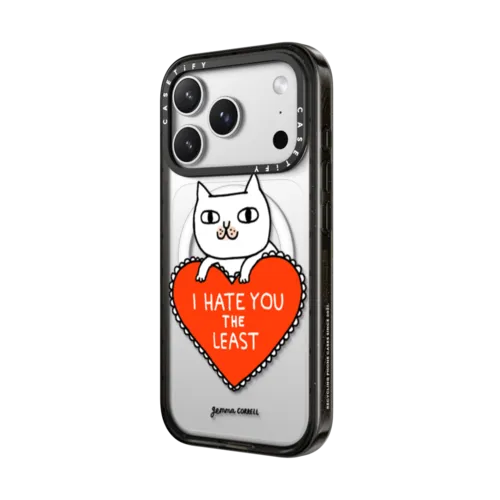 I Hate You The Least | iPhone 17 Pro Max / Impact Case MagSafe Compatible / Black | Image 2