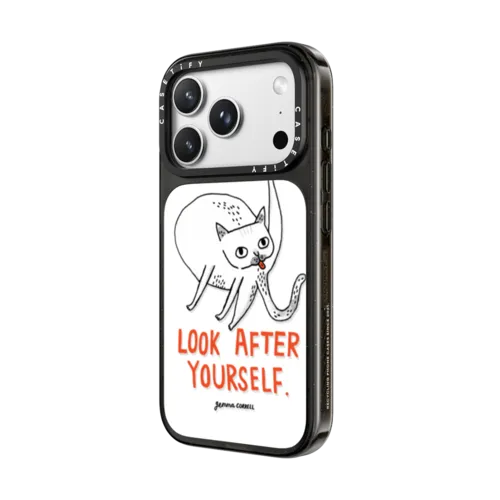 Look After Yourself | iPhone 18 Pro Max / Impact Case MagSafe Compatible - Glossy / Glossy Black | Image 2