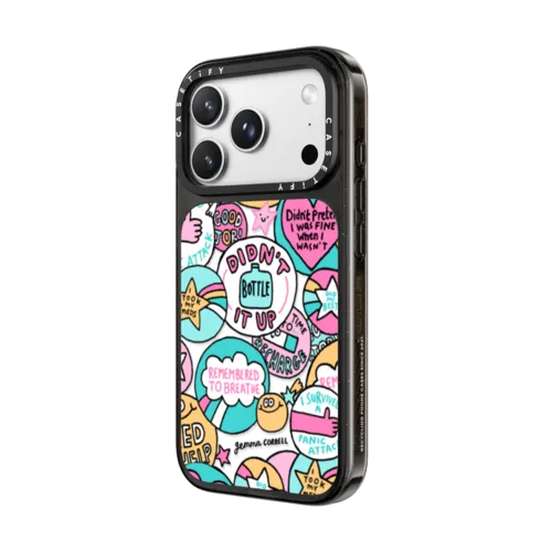 Self Care Stickers | iPhone 18 Pro Max / Impact Case MagSafe Compatible - Glossy / Glossy Black | Image 2