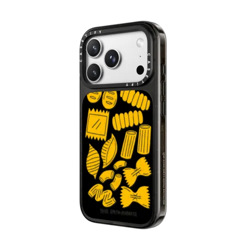 Pasta by Tess Smith-Roberts | iPhone 18 Pro Max / Impact Case MagSafe Compatible - Glossy / Glossy Black | Image 2