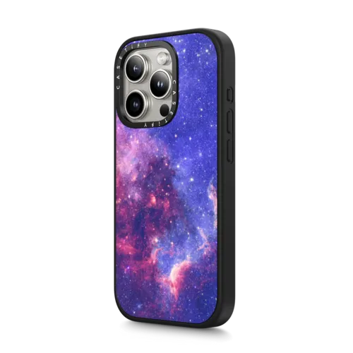 Pastel Solar Galaxy | iPhone 15 Pro Max / Impact Case MagSafe Compatible / Matte Black | Image 2