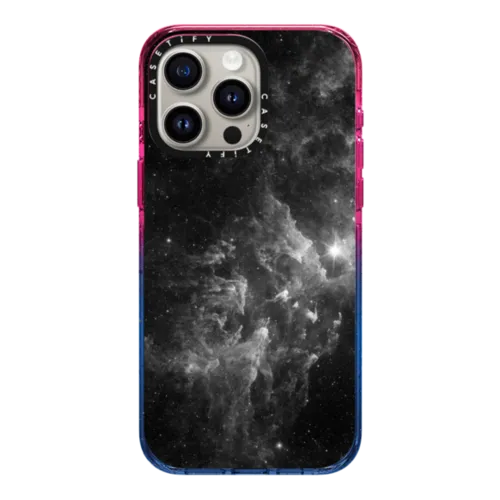 Black Space Marble | iPhone 15 Pro Max / Impact Case MagSafe Compatible / Cotton Candy | Image 1
