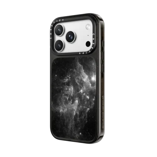 Black Space Marble | iPhone 18 Pro Max / Impact Case MagSafe Compatible - Glossy / Glossy Black | Image 2
