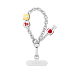 Chain Bag Charm - Shiny Silver