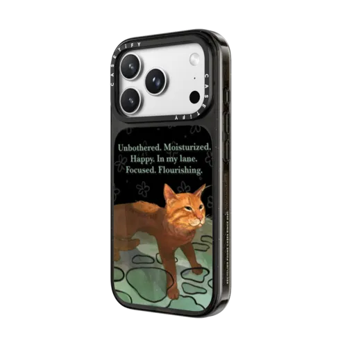 Unbothered. Moisturized. Well-Hydrated | iPhone 18 Pro Max / Impact Case MagSafe Compatible - Glossy / Glossy Black | Image 2