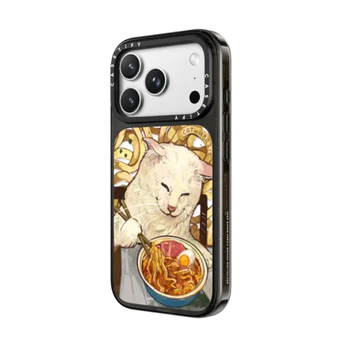 Average Ramen Enjoyer | iPhone 18 Pro Max / Impact Case MagSafe Compatible - Glossy / Glossy Black | Image 2
