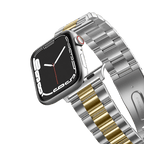 Stainless Steel 3-Link Band 45mm (Series 7-9) - Two-Tone (Yellow Gold/Silver) | Image 1