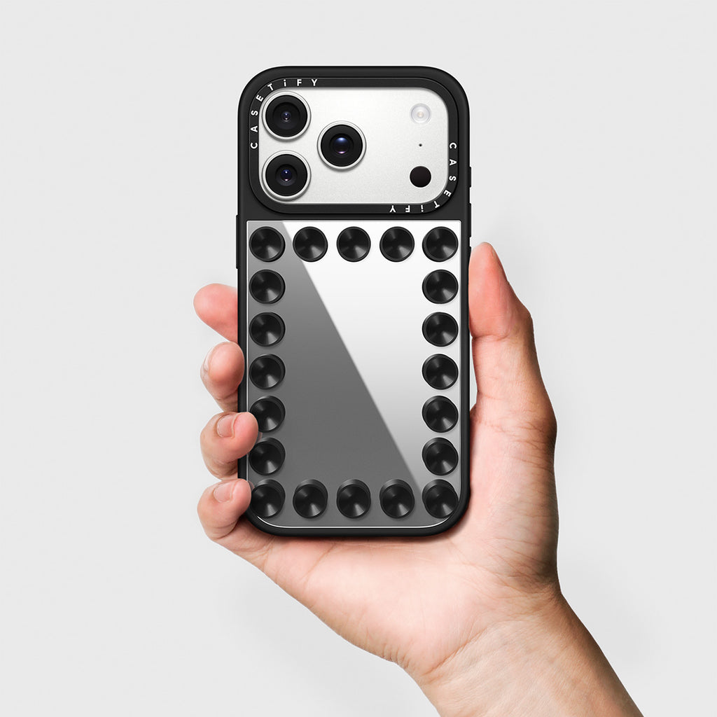 iPhone 17 Pro Max - Stick-it Mirror Case - Black