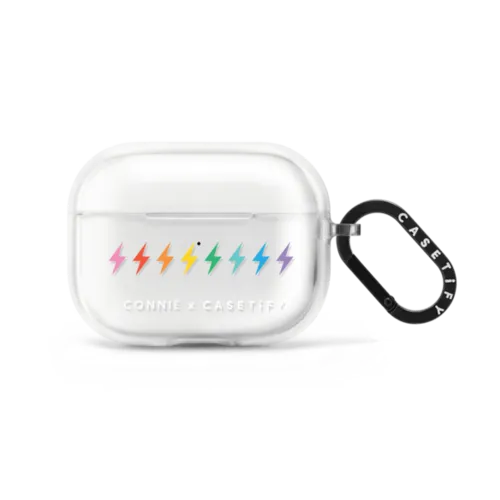Electric Rainbow | AirPods Pro 2 / Earbuds Impact Case / Frost | Image 1