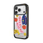 Bananas by We are out of office | iPhone 17 Pro Max / Impact Case MagSafe Compatible / Black | Image 2