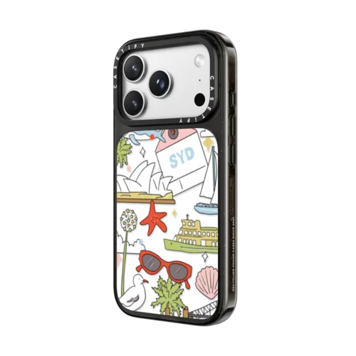 Sydney by Megan McKean | iPhone 18 Pro Max / Impact Case MagSafe Compatible - Glossy / Glossy Black | Image 2