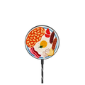 ENGLISH BREAKFAST by Daria Solak Illustrations |   / PowerThru Magnetic Wireless Charger MagSafe Compatible / Black | Image 1