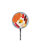 ENGLISH BREAKFAST by Daria Solak Illustrations |   / PowerThru Magnetic Wireless Charger MagSafe Compatible / Black | Image 1
