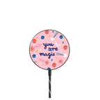 YOU ARE MAGIC by Daria Solak Illustrations |   / PowerThru Magnetic Wireless Charger MagSafe Compatible / Black | Image 1