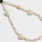 Pearl Phone Charm - Pearly Heart