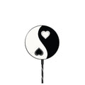Heart Yin Yang - Black | Image 1
